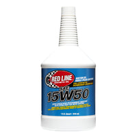 Red Line® 15W50 Motor Oil Quart Bottles - Case of 12