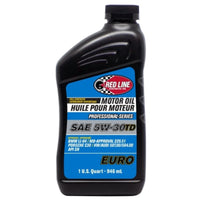 Red Line® Professional-Series 5W30 TD Euro Formula Quart Bottles - Case of 6