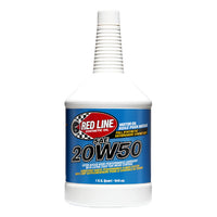 Red Line® 20W50 Motor Oil Quart Bottles - Case of 12