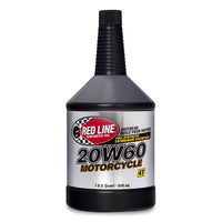 Red Line® 20W60 Motorcycle Oil Quart Bottles - Case of 12
