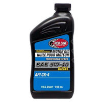 Red Line® Professional-Series 5W40 Diesel CK4 Quart Bottles - Case of 6