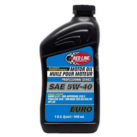 Red Line® Pro-Series 5W40 Euro Quart Bottles - Case of 12