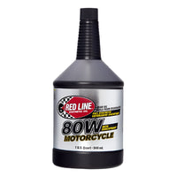 Red Line® 80WT Motorcycle Gear Oil with Shockproof Quart Bottles - Case of 12