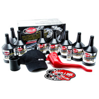 V-Twin 20W50 Power Pack Extra Large Oil Bundle with K&N High Performance Oil Filter BLACK 4 Kits