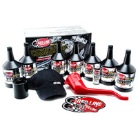 V-Twin 20W50 Power Pack Oil Bundle with K&N High Performance Oil Filter BLACK 4 Kits