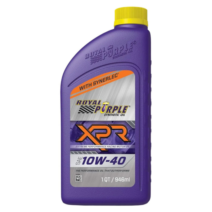 24 Count Royal Purple XPR 3.1 SAE 10W-40 Motor Oil Quart Bottles