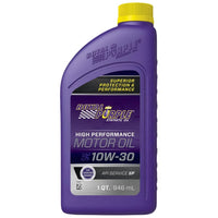 Royal Purple SAE 10W-30 SN Multi-Grade Motor Oil Quart Bottles 24 Bottles