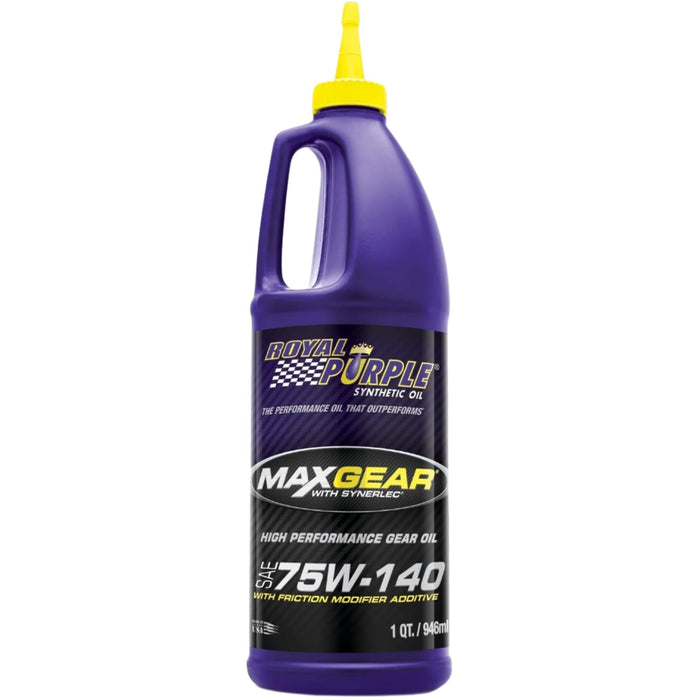 24 Count Royal Purple Max Gear SAE 75W-140 Gear Oil Quart Bottles