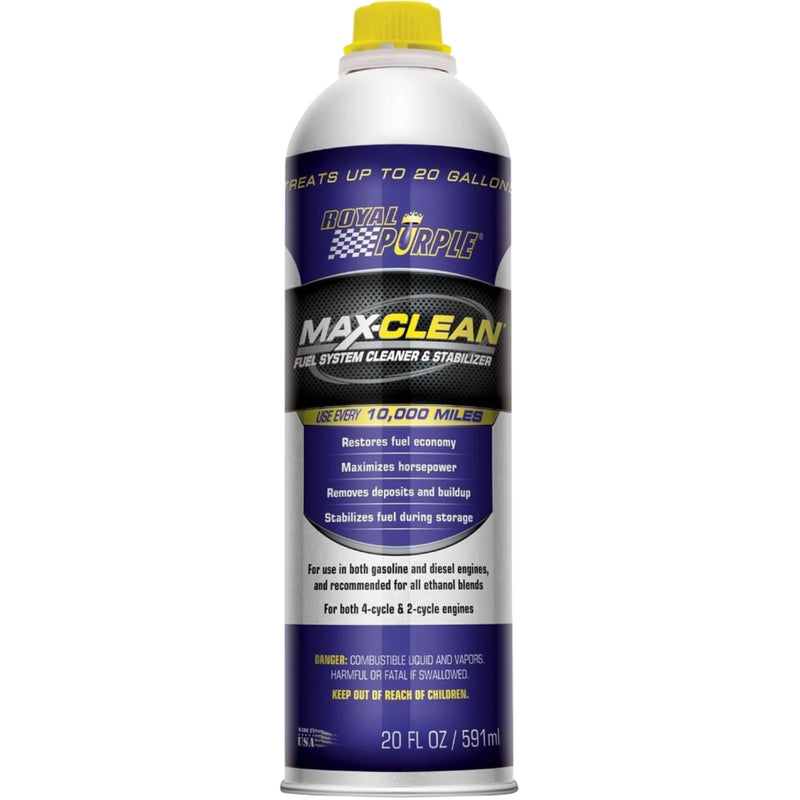 Royal Purple Max-Clean Fuel System Cleaner and Stabilizer 20 oz. Cans 24 Cans