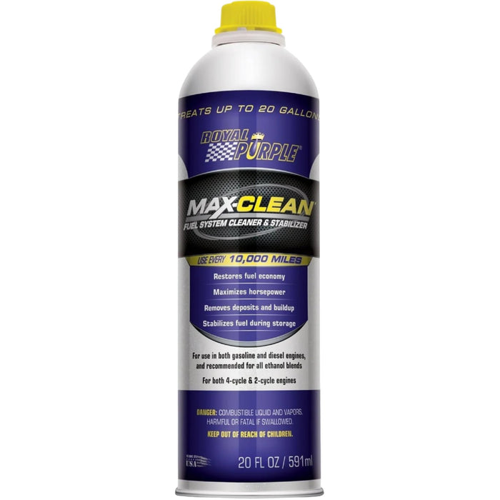 24 Count Royal Purple Max-Clean Fuel System Cleaner and Stabilizer 20 oz. Cans