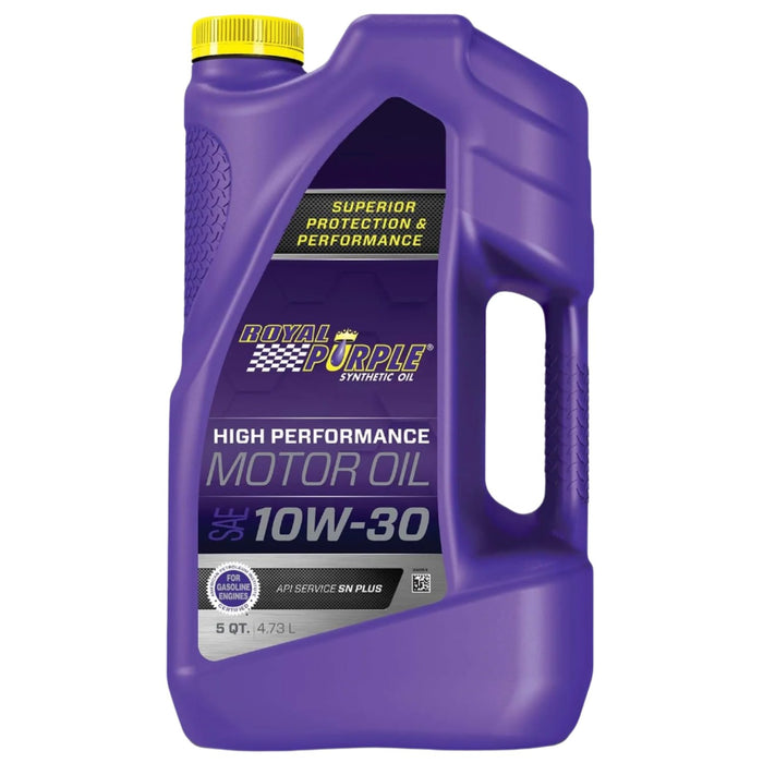 12 Count Royal Purple SAE 10W30 HP Multi-Grade Engine Oil Quart Bottles