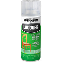 Rust-Oleum Lacquer Spray Gloss Clear 11 oz. Can - Case of 12