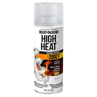High Heat Stops Rust Ceramic Coating Spray Clear 11 oz. Can - Case of 12