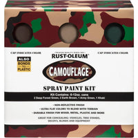 Special Clearance  Rust-Oleum Camouflage Spray Paint 12 oz. Cans Assorted Colors - Case of 6