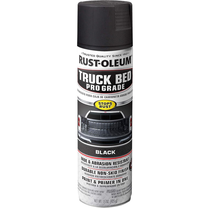 12 Cans Pro Grade Truck Bed Stops Rust Coating Spray 15 oz. Matte Black