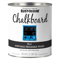 Rust-Oleum Specialty Chalkboard Paint Flat Black 30 oz. Can - Case of 8