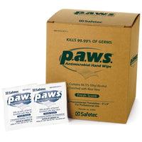 p.a.w.s. Antimicrobial Towelette, 100 Count Box - Case of 40