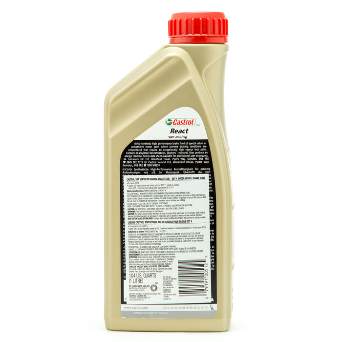 Castrol SRF Racing Brake Fluid Liter Bottles 60 Bottles