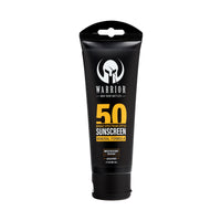 WARRIOR SPF 50 Sunscreen Unscented Lotion 3 oz. 24 Count