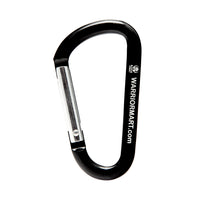 WARRIOR Keychain Carabiner, D Ring Clip 100 Pieces