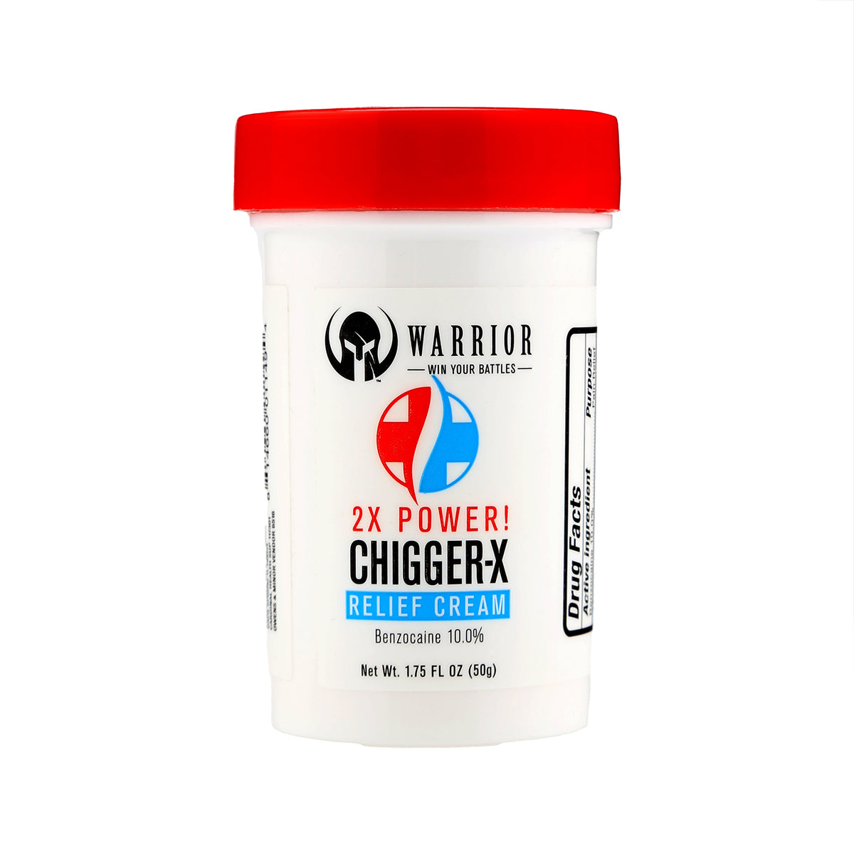 WARRIOR Chigger 2X Anti Itch Bug Relief Cream - Fast Acting Itch Relief ...