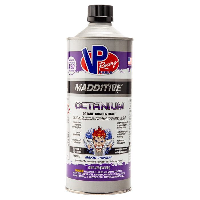 VP Racing Octanium Octane Booster Racing Formula Quart Can - Case of 8