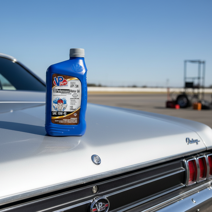 VP Racing Synthetic Blend 10W-40 High Performance Motor Oil Quart - Case of 12