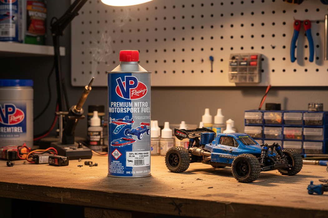VP Racing 30% RC Pro Race Nitro Fuel - 9% Oil Premixed Quart 12 Cans - Case of 12