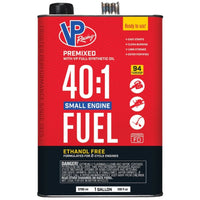 VP Racing SEF 2-Cycle Small Engine Fuel - 40:1 Premixed Gallon Cans- Case of 8
