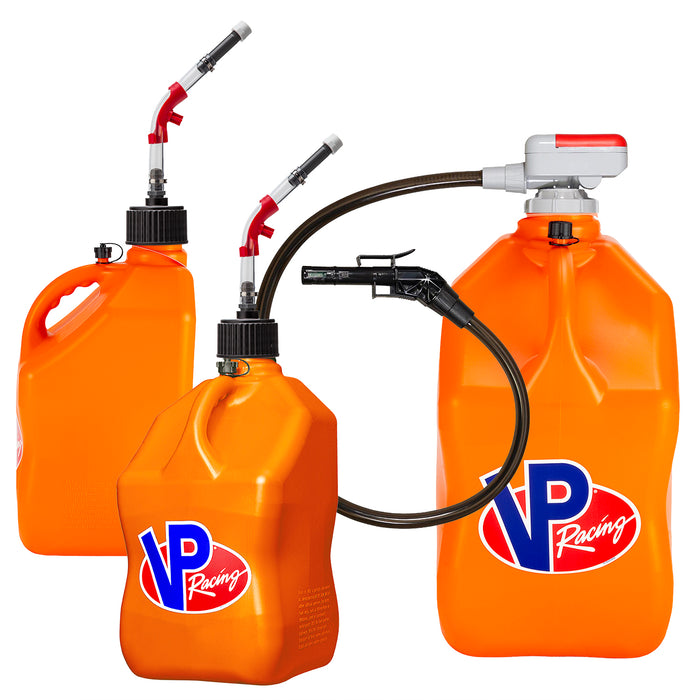 VP Racing Utility Jug Bundle - 3-Jug Kit + Deluxe Accessories + Pump