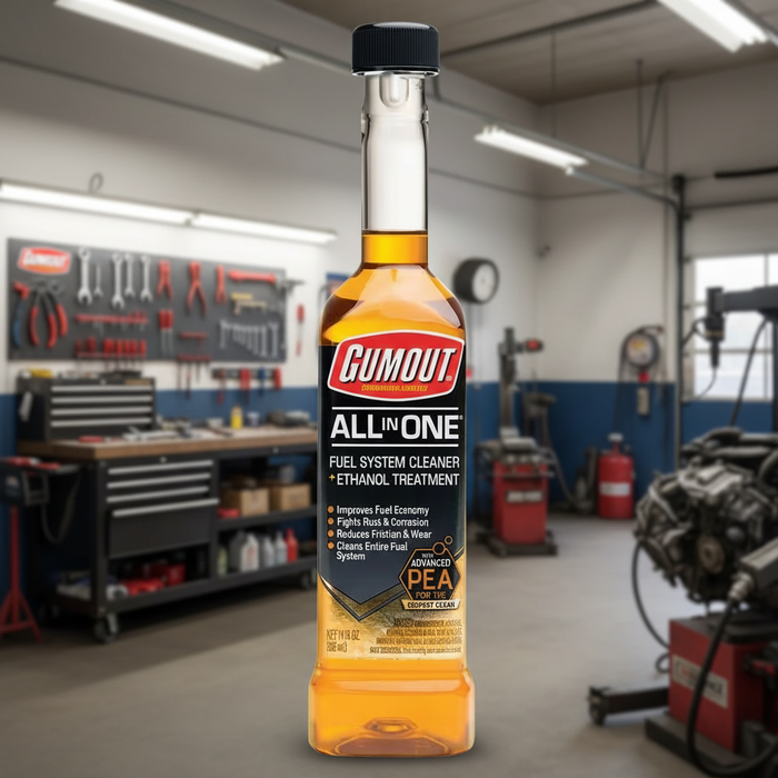 Gumout All-In-One Complete Fuel System Cleaner and Friction Modifier 10 oz. Bottles - Case of 6