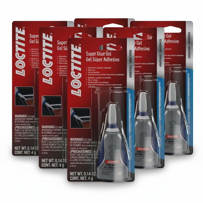 Loctite QuickTite® Super Glue Gel - Instant Adhesive 4 g - Case of 6